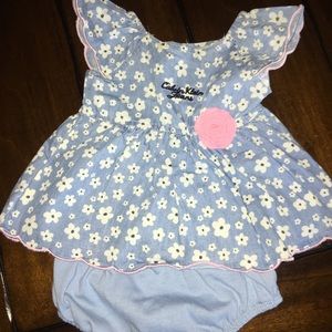 2 piece Calvin Klein baby girl outfit